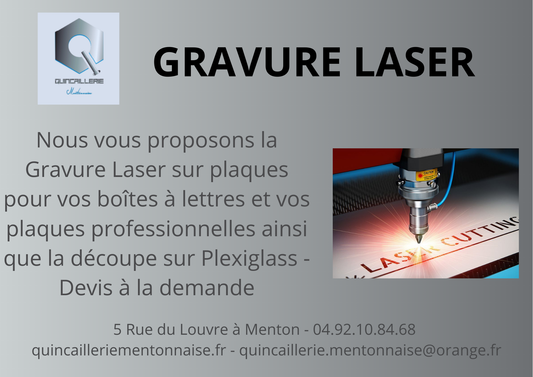 gravure laser sur plaque plexiglass