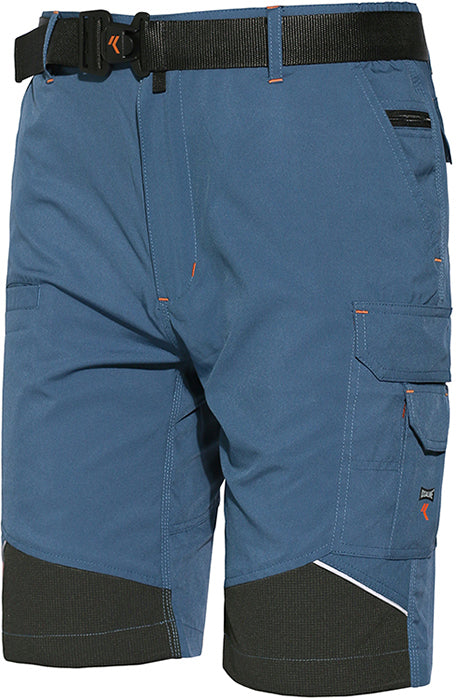 Bermuda short bleu 8 poches - Quincaillerie Mentonnaise 