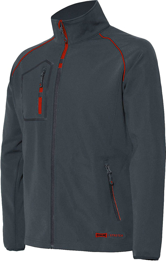 Veste stretch 5 poches - Gris - Quincaillerie Mentonnaise